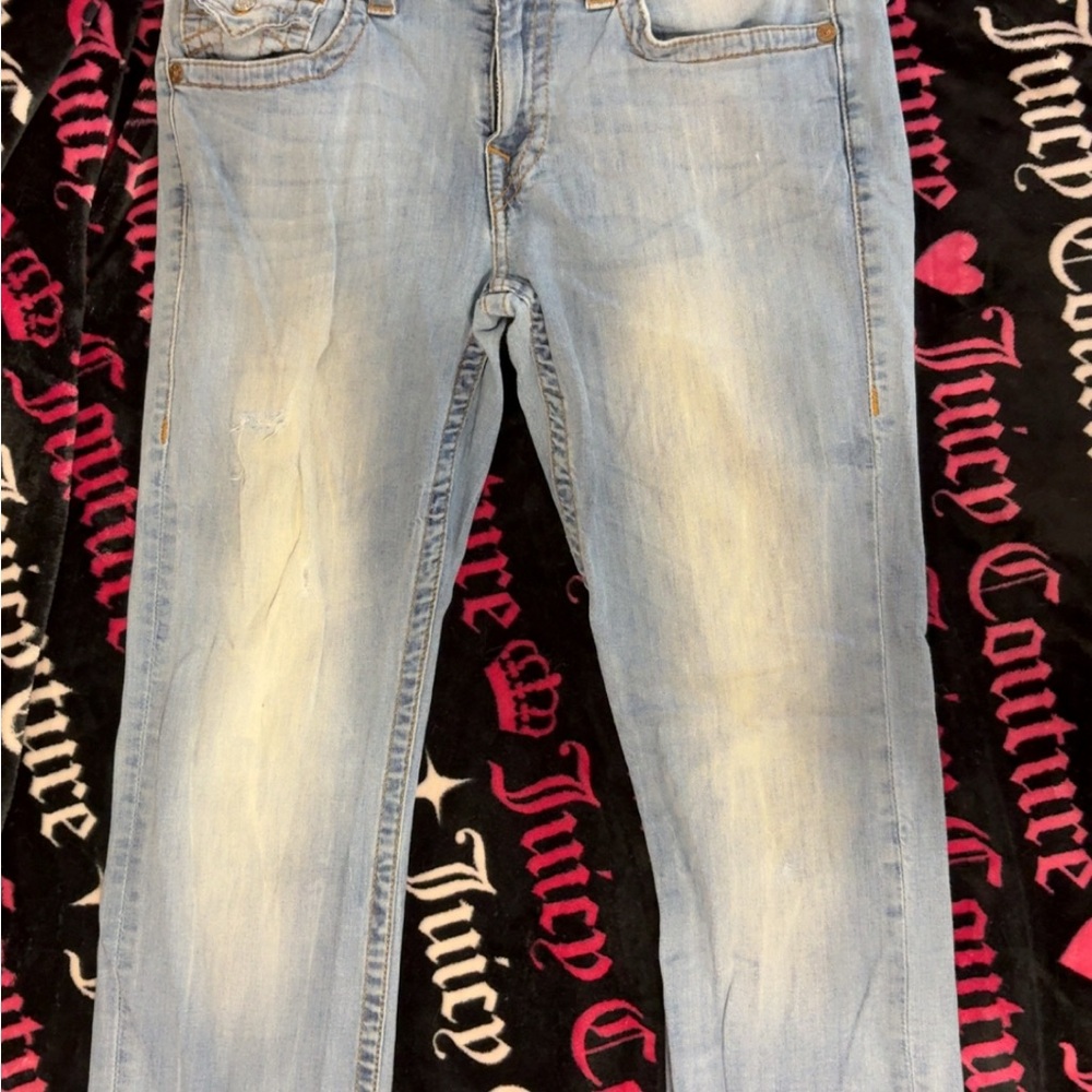 True Religion Libbt Wash bootleg Jeans - Blue